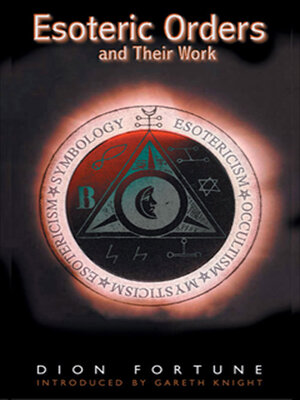 cover image of Esoteric Orders and Their Work